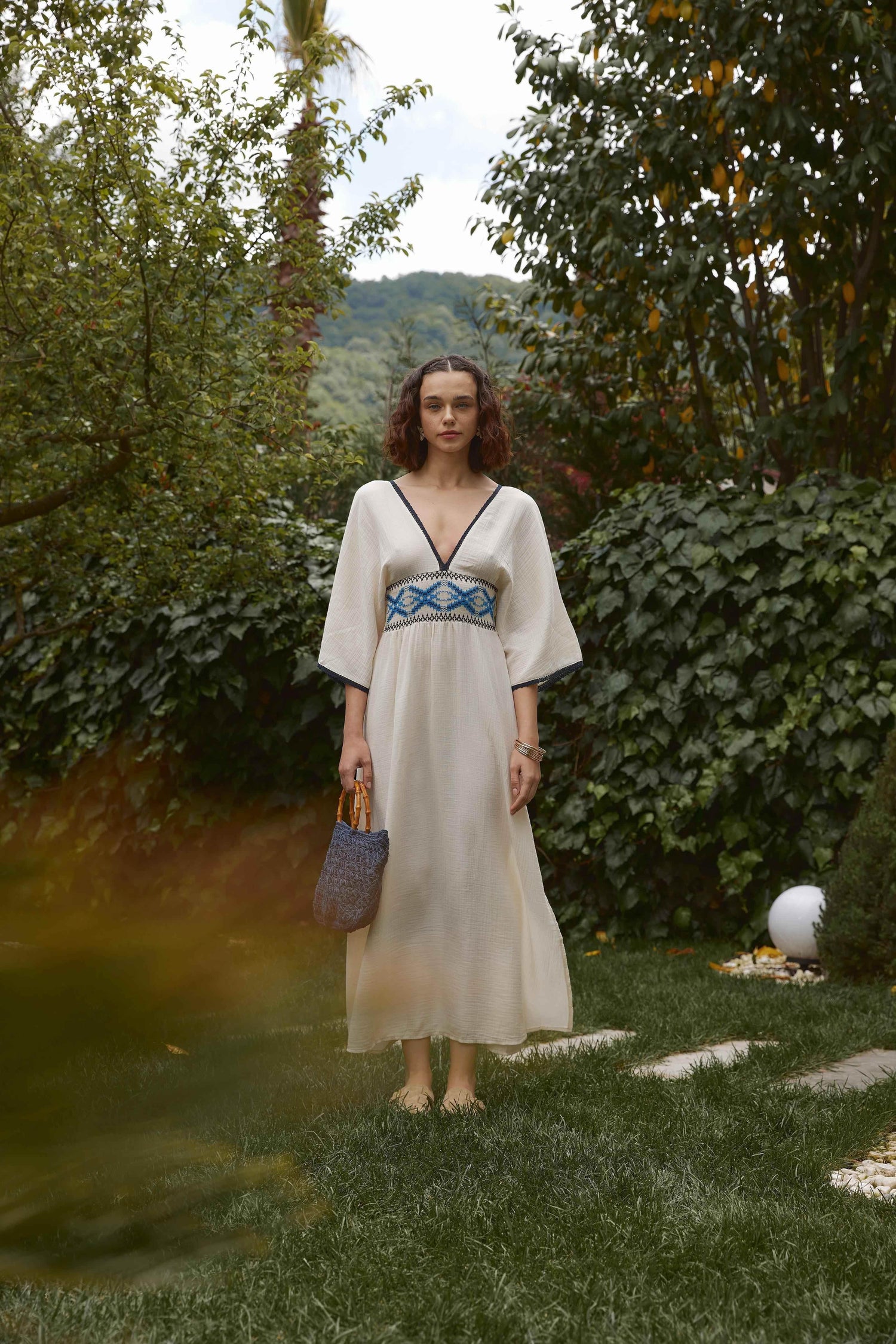 Embroidered Summer Dress - GiFTiFY