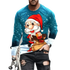 3D Digital Printing Holiday Atmosphere Round Neck Long-sleeved Shirt - GiFTiFY
