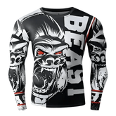 3D Digital Printing Holiday Atmosphere Round Neck Long-sleeved Shirt - GiFTiFY