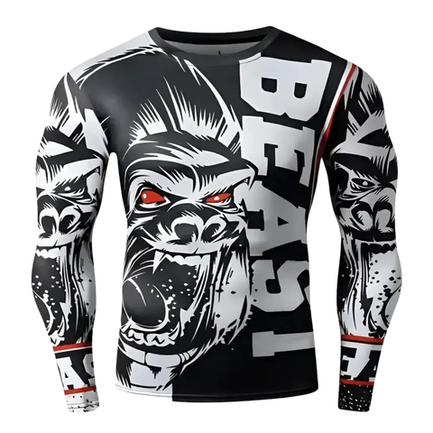 3D Digital Printing Holiday Atmosphere Round Neck Long-sleeved Shirtmen's shirts,O-neck shirts,t-shirts