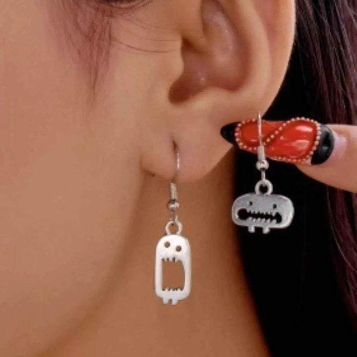 Halloween Asymmetrical Drop Earrings - GiFTiFY