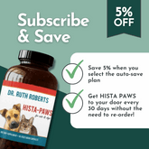 Hista Paws – with Quercetin for Dogs and Cats Vitamins & Supplements by Dr. Ruth Roberts