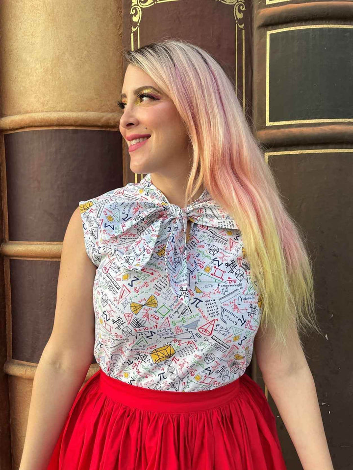 Peggy Swing Skirt in Red - GiFTiFY