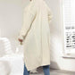 Plus Size Open Front Long Sleeve Cardigan - GiFTiFY