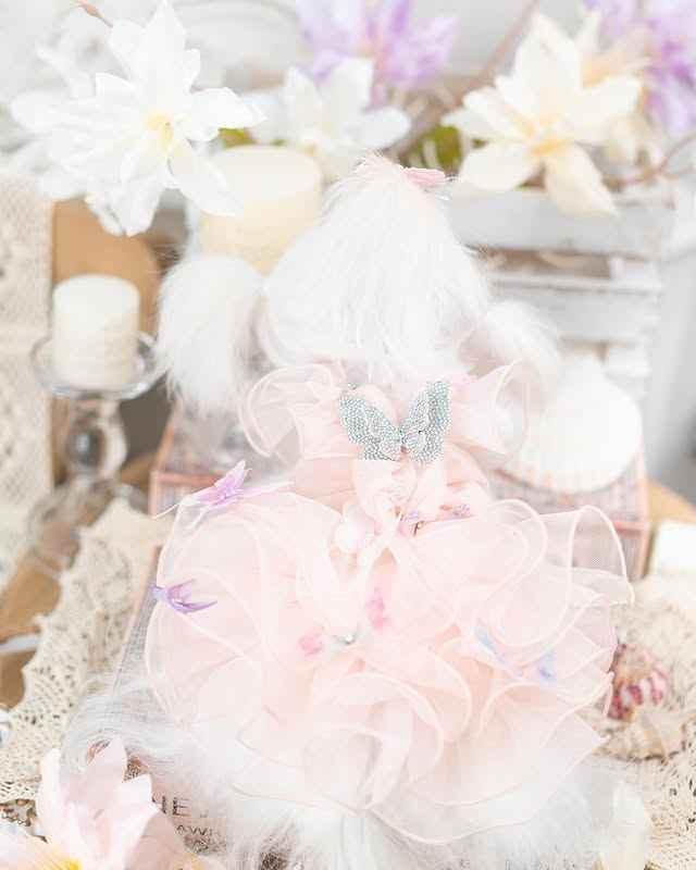 Luxury design dog dress diamond butterfly 2 colors - GiFTiFY