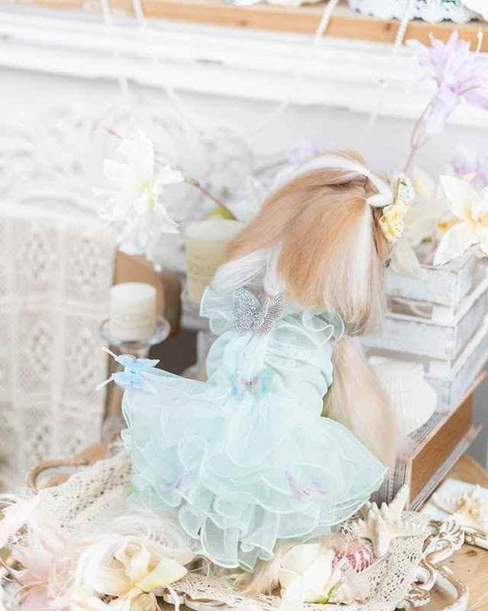 Luxury design dog dress diamond butterfly 2 colors - GiFTiFY