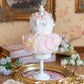 Luxury design Pearl Rose Fur dog Princess Dress