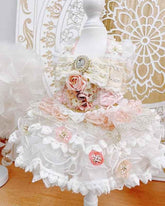 High quality handmade dog dress lace flowers - GiFTiFY