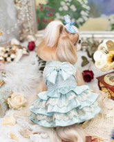 Luxury design high quality dog dress lace big bow - GiFTiFY
