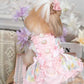 Luxury design dog dress pearls chain accessories 2 colors