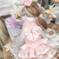 Luxury design high quality dog dress lace big bow