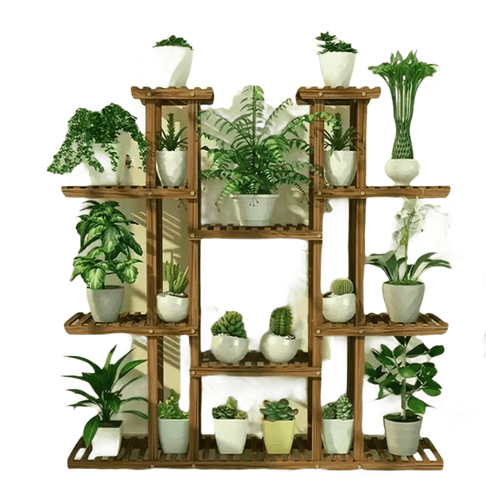 46in Height Wood Flower Rack Holder Plant Stand - GiFTiFY