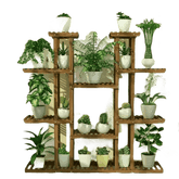 46in Height Wood Flower Rack Holder Plant Stand - GiFTiFY