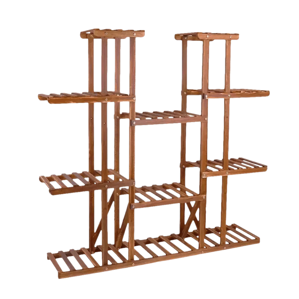 46in Height Wood Flower Rack Holder Plant Stand - GiFTiFY