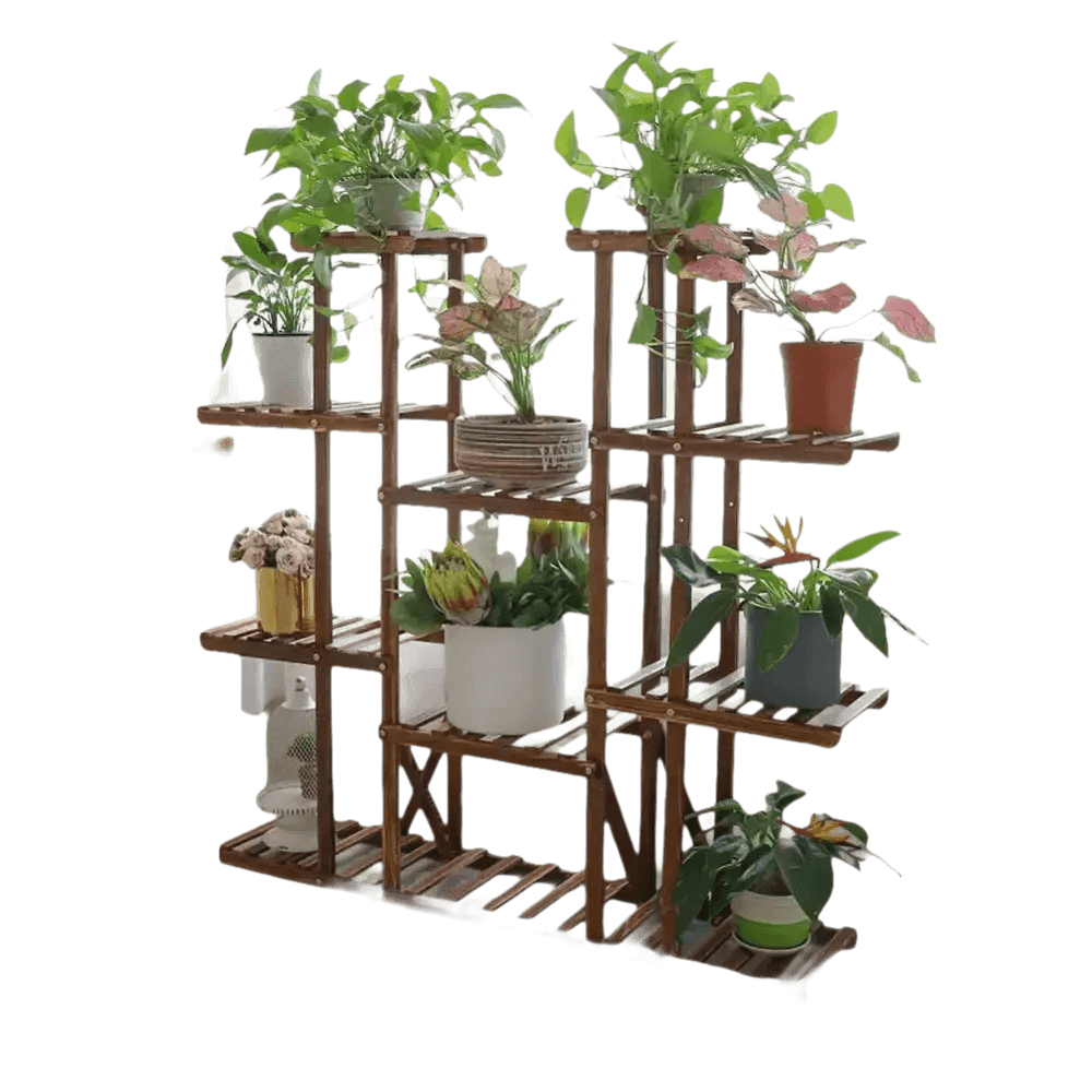 46in Height Wood Flower Rack Holder Plant Stand - GiFTiFY