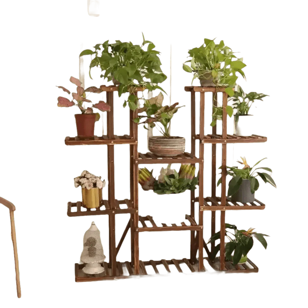 46in Height Wood Flower Rack Holder Plant Stand - GiFTiFY
