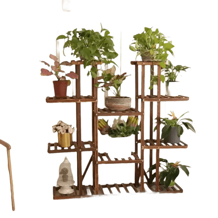 46in Height Wood Flower Rack Holder Plant Stand - GiFTiFY