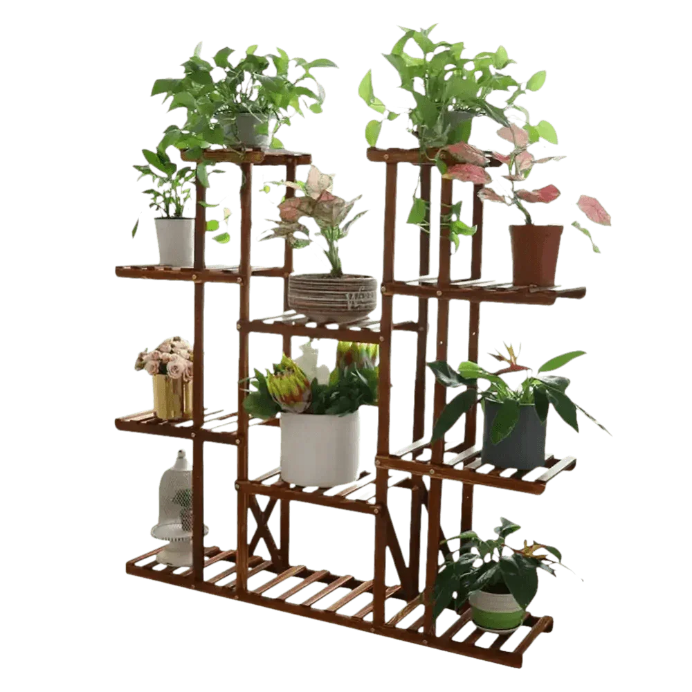 46in Height Wood Flower Rack Holder Plant Stand - GiFTiFY