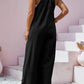 Plus Size Square Neck Wide Leg Overalls