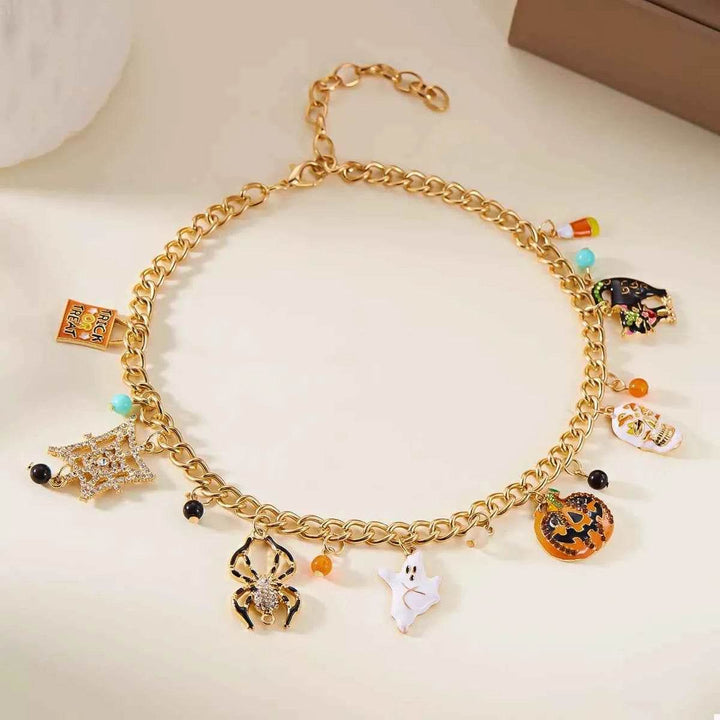 Halloween Charm Necklace with Festive Pendant Collection - GiFTiFY