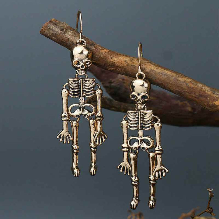 Skeleton Alloy Earrings - GiFTiFY