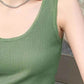 Plus Size Ribbed Scoop Neck Tank - GiFTiFY