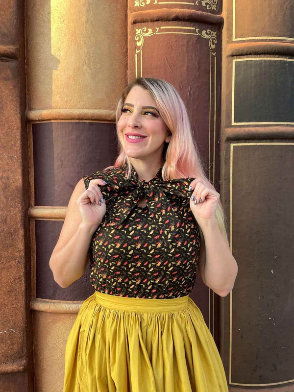 Leaves Bow Top - GiFTiFY