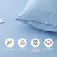 Kasentex All Season Deep Pocket Fitted Sheet Set with Pillowcases, Room Decor, Graduation Gifts