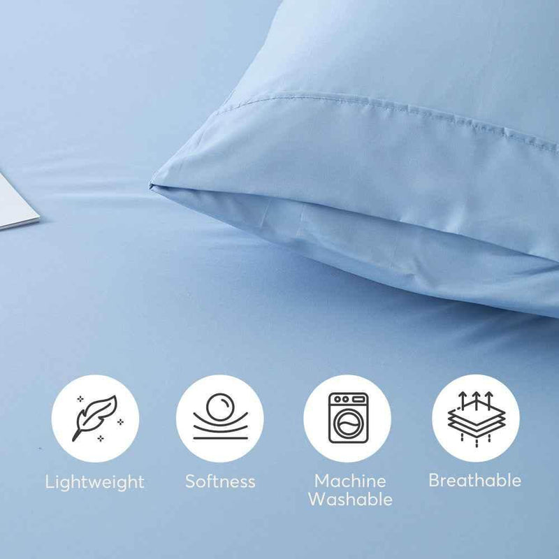 Kasentex All Season Deep Pocket Fitted Sheet Set with Pillowcases, Room Decor, Graduation Gifts Sheet Set by Kasentex