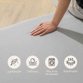 Kasentex All Season Deep Pocket Fitted Sheet Set with Pillowcases, Room Decor, Graduation Gifts - GiFTiFY