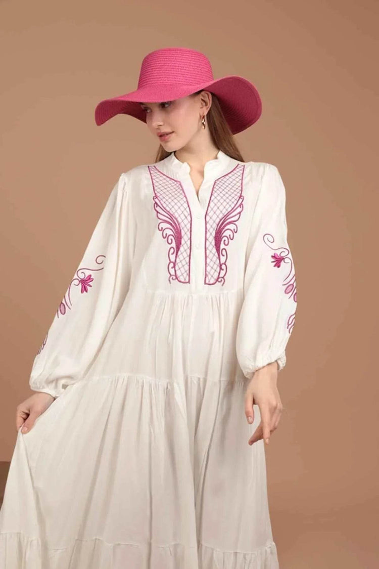Phoenix Embroidery Dress - GiFTiFY