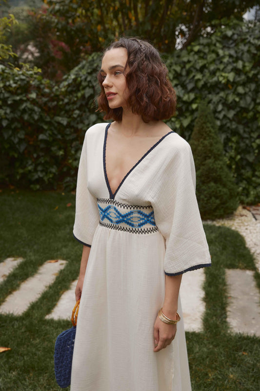 Embroidered Summer Dress