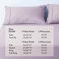 Kasentex All Season Deep Pocket Fitted Sheet Set with Pillowcases, Room Decor, Graduation Gifts