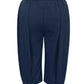 Plus Size Wide Leg Pleated Detail Cropped Pants