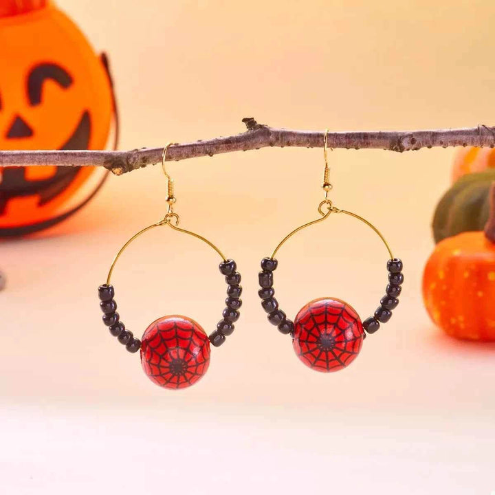 18K Gold-Plated Halloween Bead Earrings - GiFTiFY