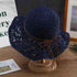 Fashionable Handmade Crochet Straw Hat Womenswear by CJ