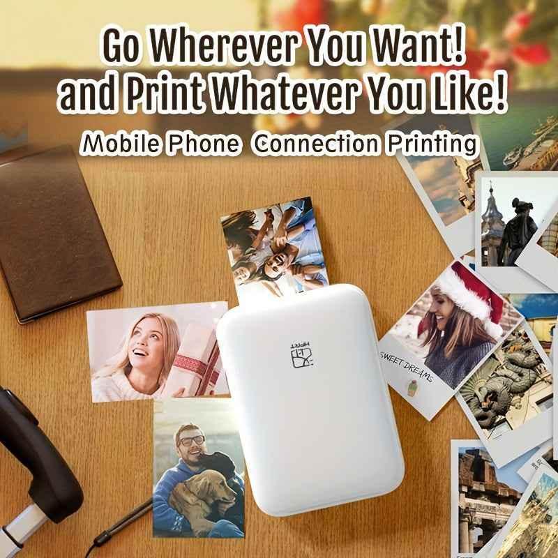 Wireless Portable Photo Printer Mini Color Printer for iOS/Android - GiFTiFY