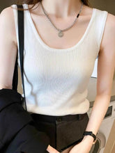 Plus Size Ribbed Scoop Neck Tank - GiFTiFY