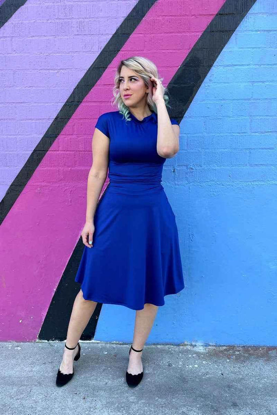 Bombshell Dress in Royal Blue - GiFTiFY