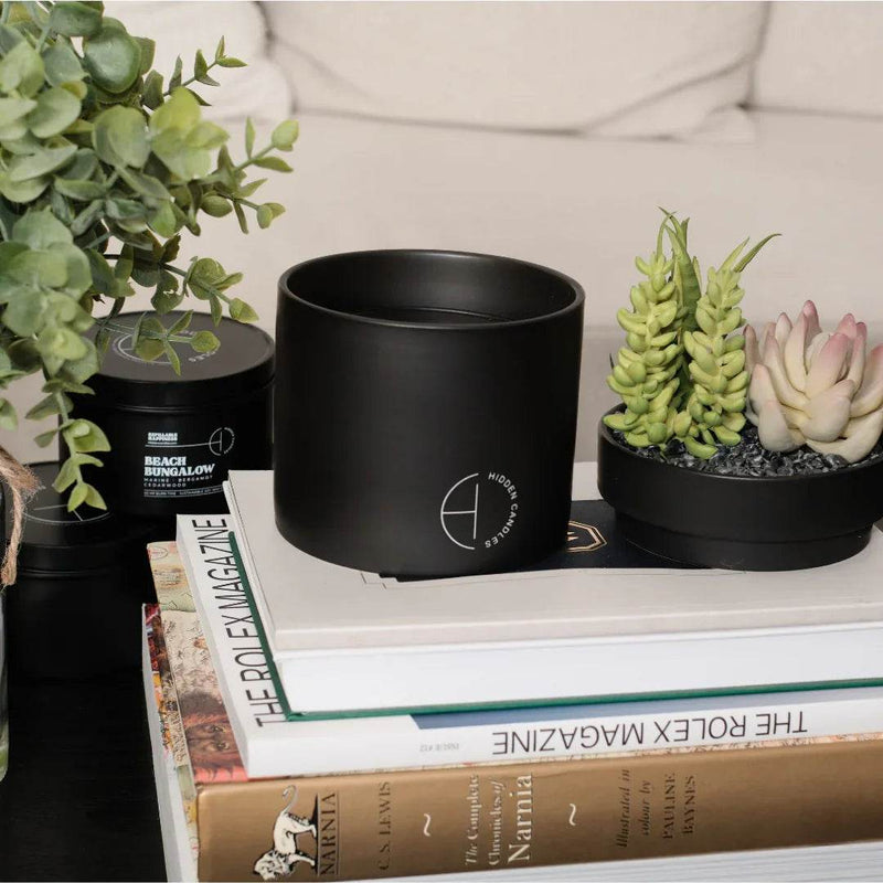 The Hidden Candle Succulent & Candle by Hidden Candles