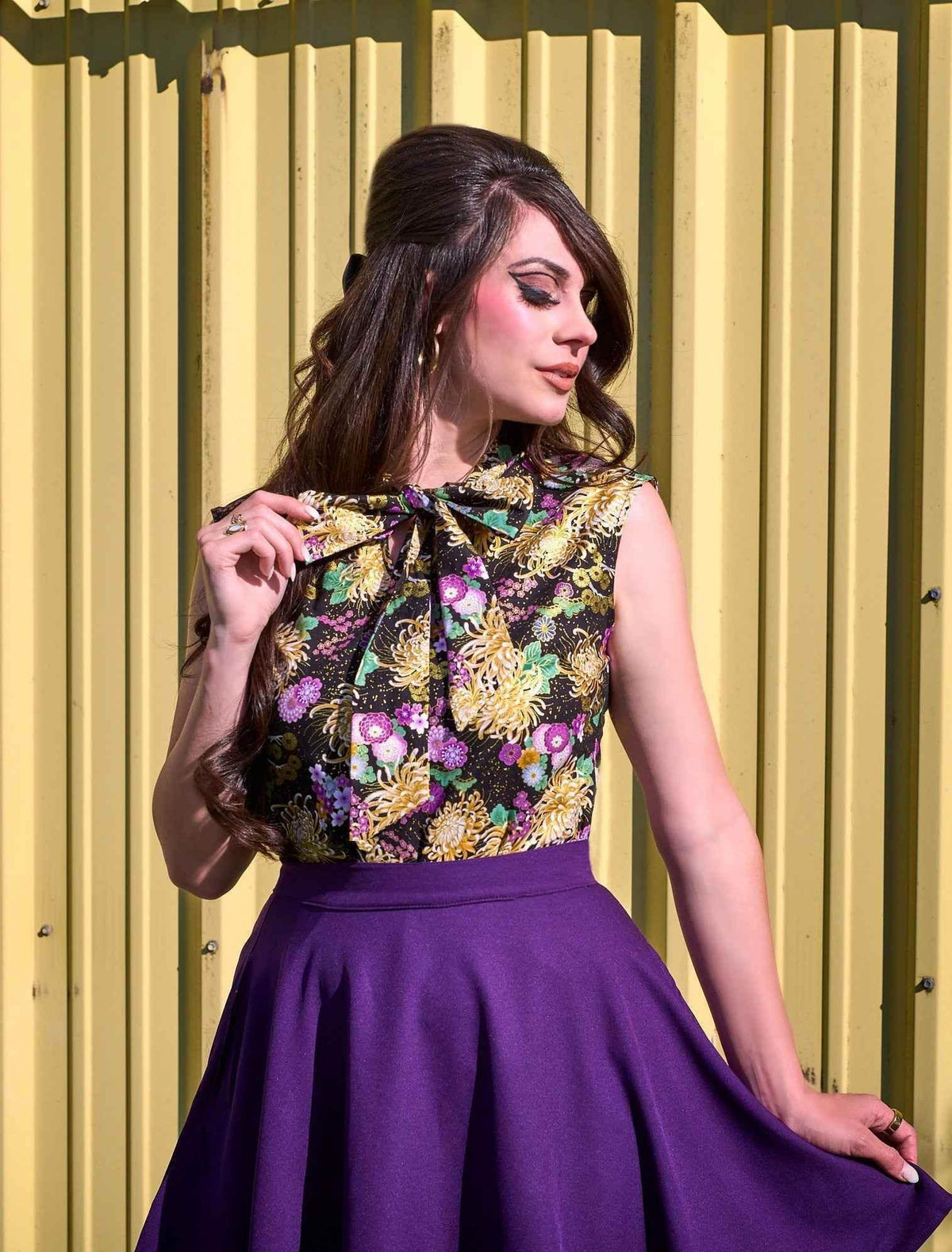Bloom Bow Top Shirts & Tops by Retrolicious