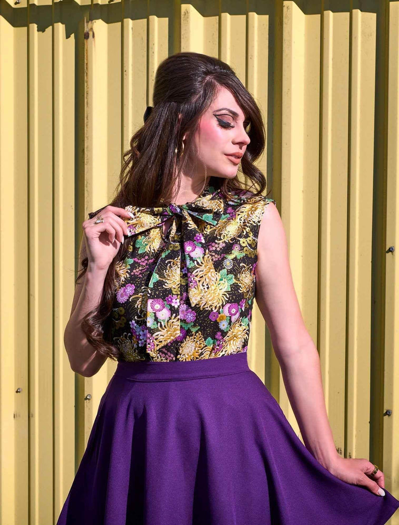Bloom Bow Top Shirts & Tops by Retrolicious