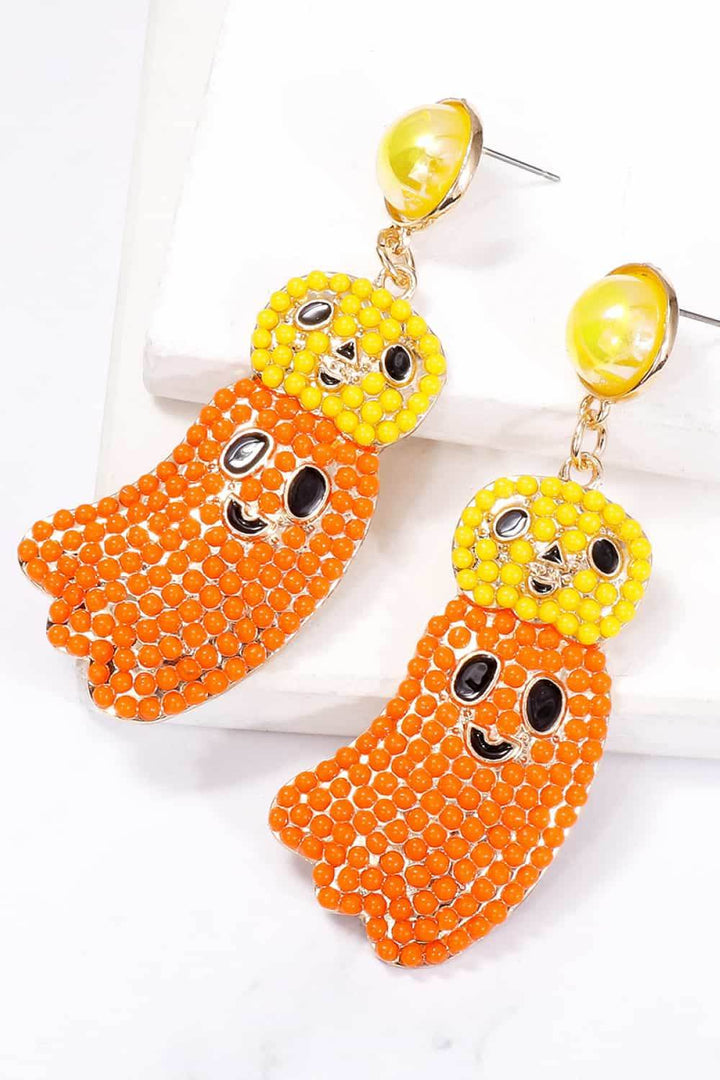 Halloween Ghost Shape Dangle Earrings - GiFTiFY