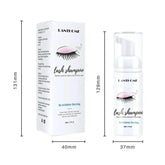 50ml Lanthome Eyelash Extension Shampoo Foam Eyelid Deep Clean Cleanser For Makeup Tools Mascara Remover Glue Salon Home Use - GiFTiFY