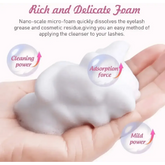 50ml Lanthome Eyelash Extension Shampoo Foam Eyelid Deep Clean Cleanser For Makeup Tools Mascara Remover Glue Salon Home Use - GiFTiFY