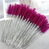 50pcs Eyelashes Brush Crystal Diamond Handle Makeup Brush Mascara eyelash spoolie brush - GiFTiFY