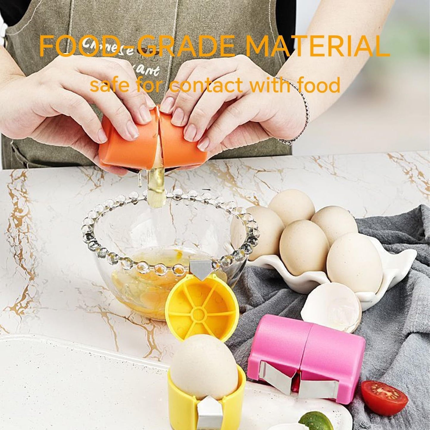 Egg Shell Opener For Hard Boiled Eggs Egg Peeler Tool Handheld Egg Topper Cutter Tool Easy Egg Cracker Tool Egg Slicer For Raw And Hard Boiled Eggs Kitchen Gadgets For Cooking And Baking GiFTiFY