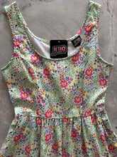 Floral Cats Fit & Flare Dress - GiFTiFY