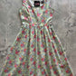 Floral Cats Fit & Flare Dress