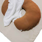 Caramel Ribbed Nursing Pillow Cover